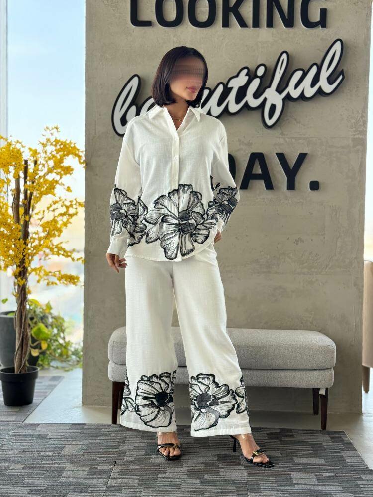 Ensemble fleuri chic