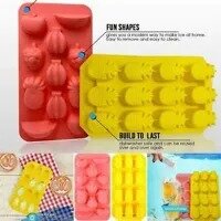 Cubic, Round Ice Cubes Silicone Tray 18 Cavity Different Shapes ice Cubes Silicone Tray