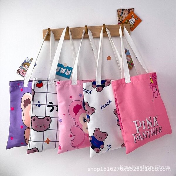 Sacs en toile imprimée colorée