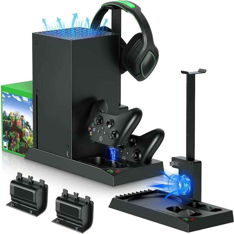 Station de charge Xbox avec ventilateur
