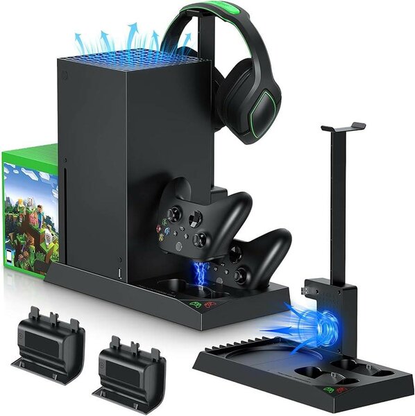 Station de charge Xbox avec ventilateur