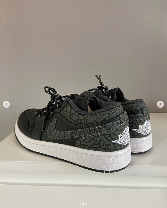 Кроссовки Nike AIR JORDAN 1 LOW черный