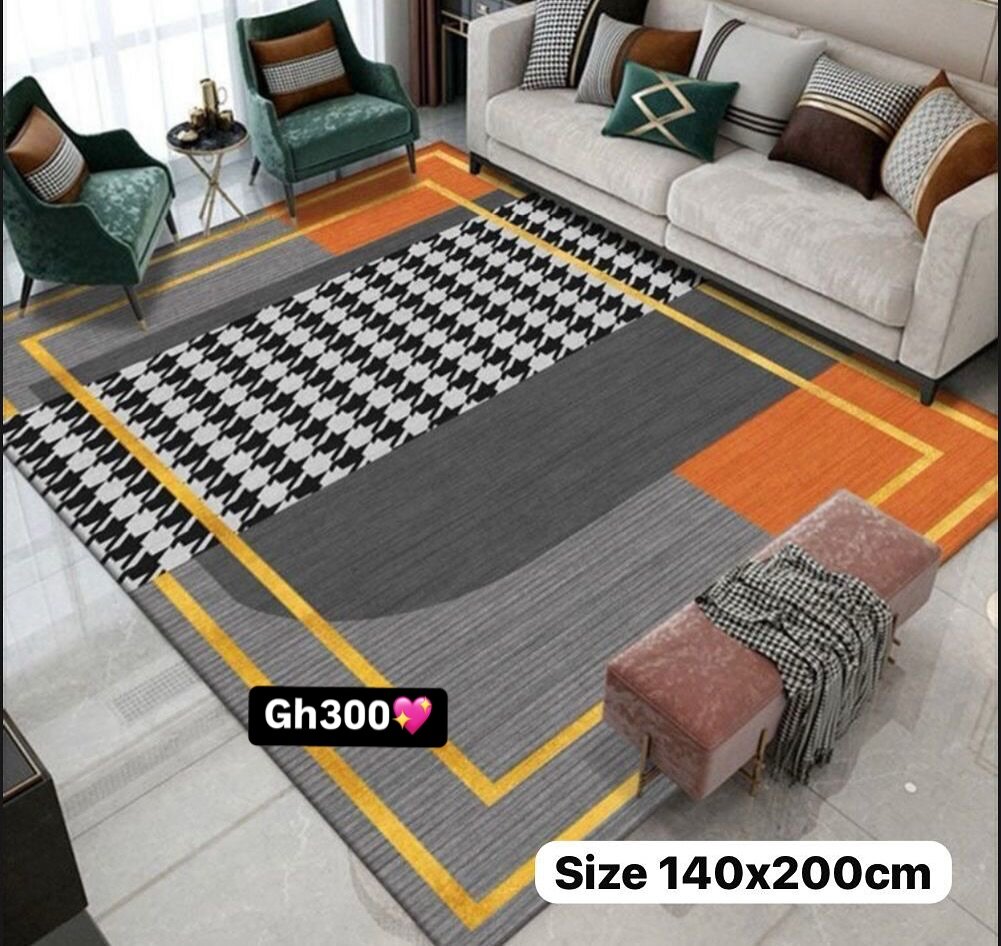 Beautiful and cozy patterned carpet