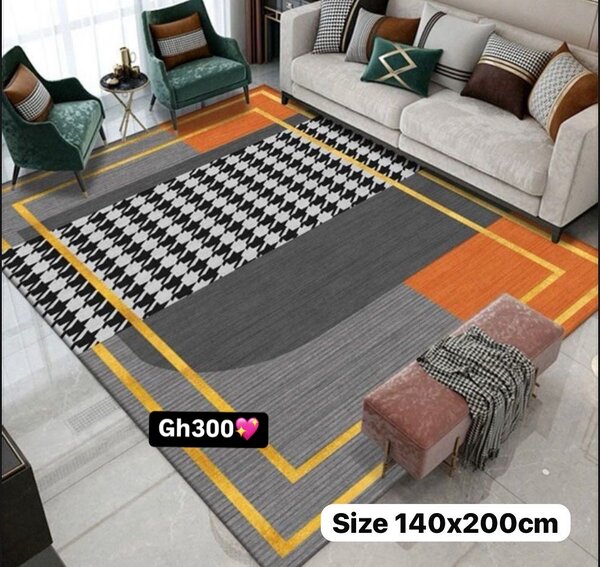 Beautiful and cozy patterned carpet