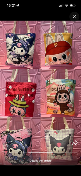 Sac Tendance Personnalisé Anime