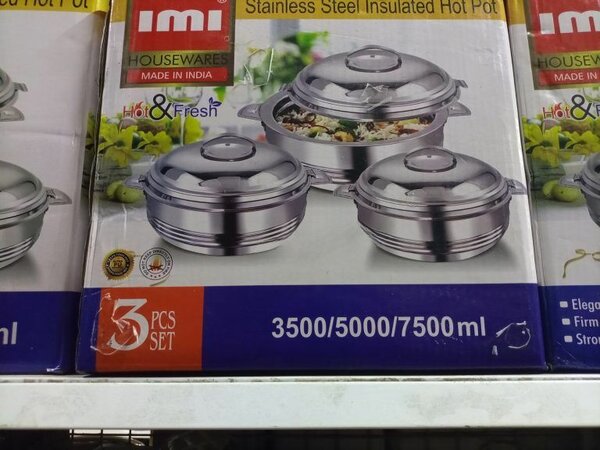 Set de 3 Casseroles Isothermes