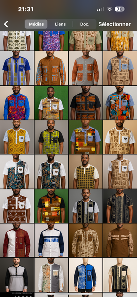 Chemises africaines élégantes