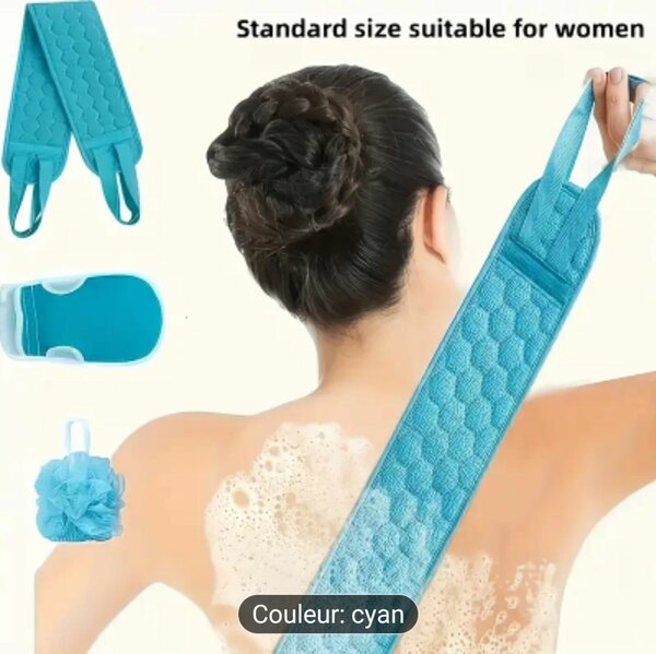 Ensemble de gommage de bain en maille