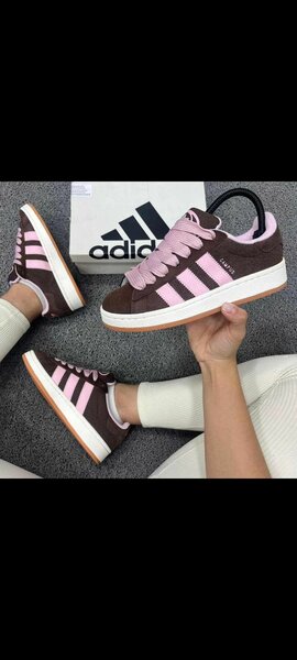 Baskets rose Adidas Campus