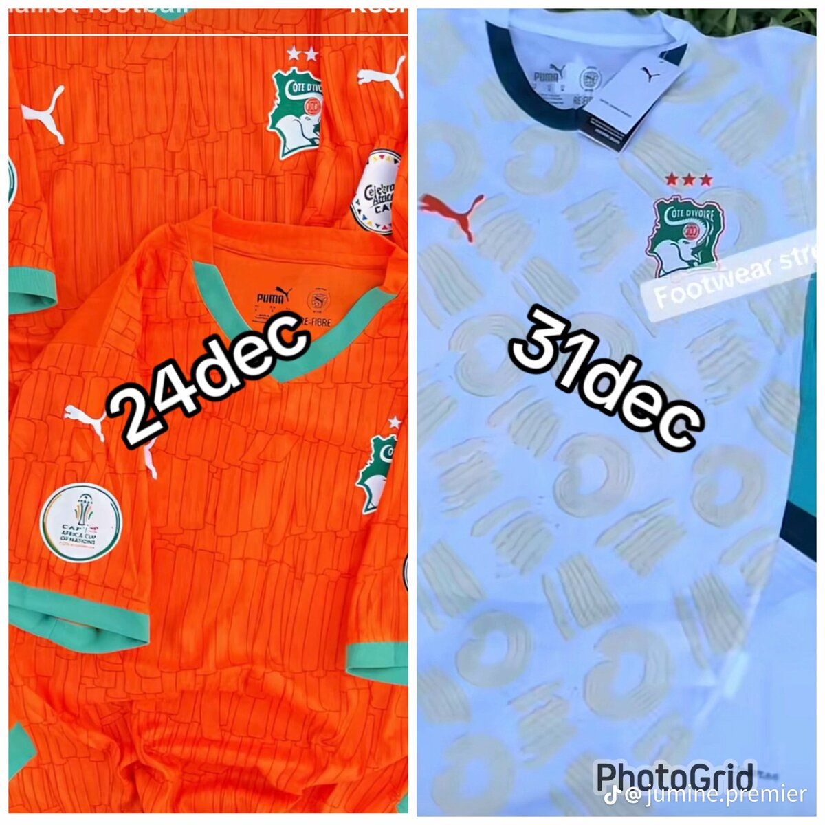 Maillot Côte d'Ivoire Puma