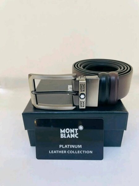 Ceinture en cuir Mont Blanc