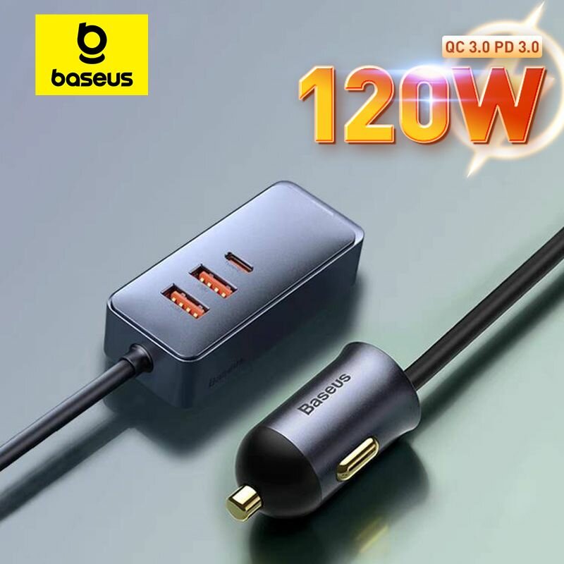 Chargeur voiture 120W Baseus
