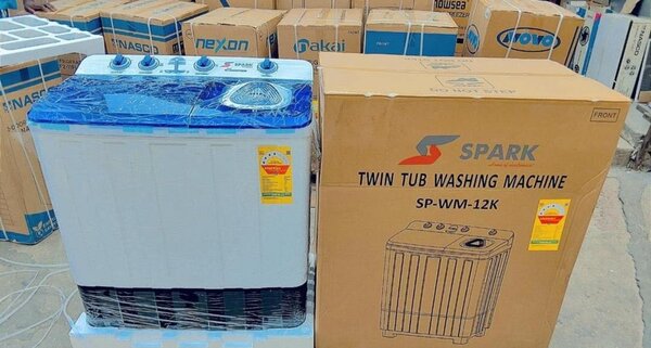 SPARK TWIN TUB WASHING MACHINE SIZE 12KG