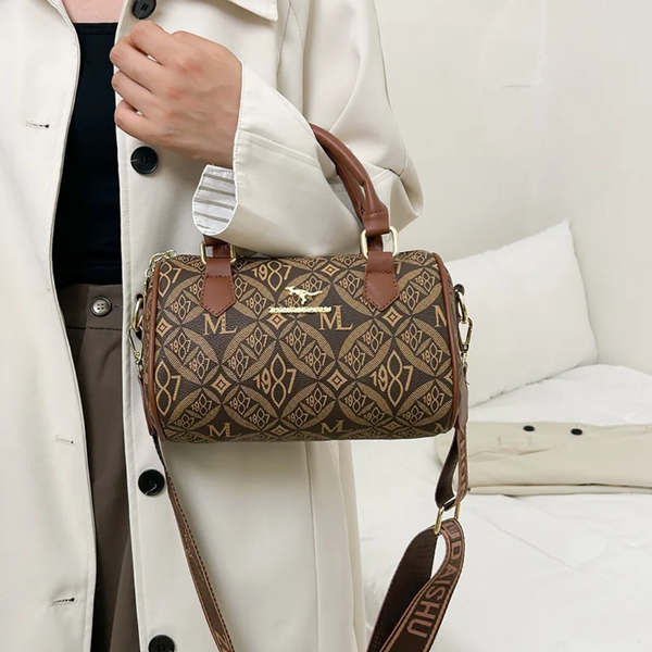 Sac à main cylindrique élégant