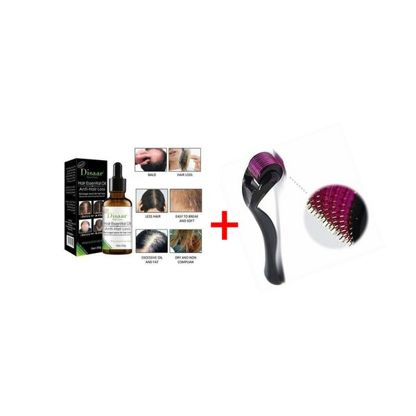 Huile et rouleau de croissance capillaire