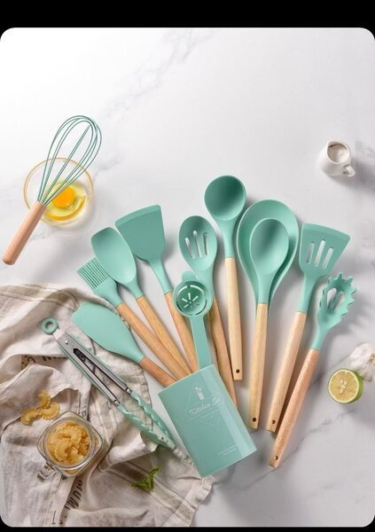 Silicone laddle set