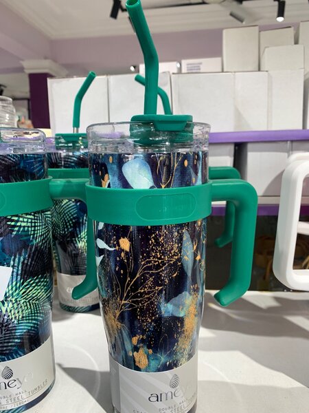 STAINLESS DOUBLE WALL STEEL TUMBLER 1180ML