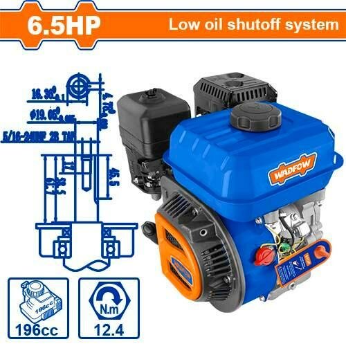 Moteur à essence 6.5HP WADFOW