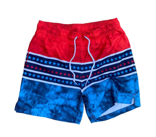 Top Quality Thrift Summer Shorts Red Blue