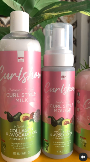 ORS olive oil curl show leave-in conditioner gel