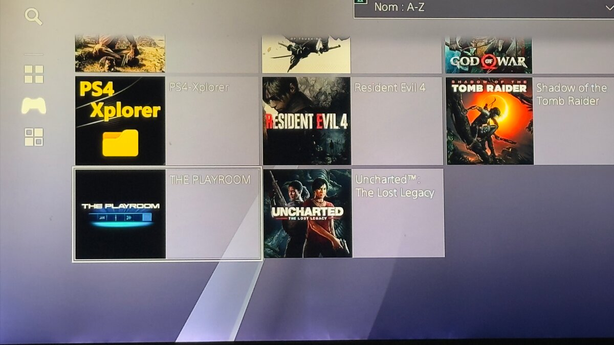 Console PS4 avec jeux