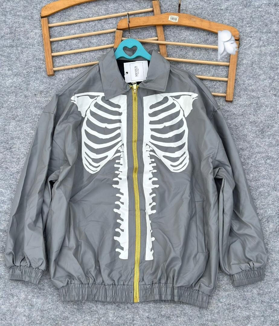 Veste coupe-vent squelettique