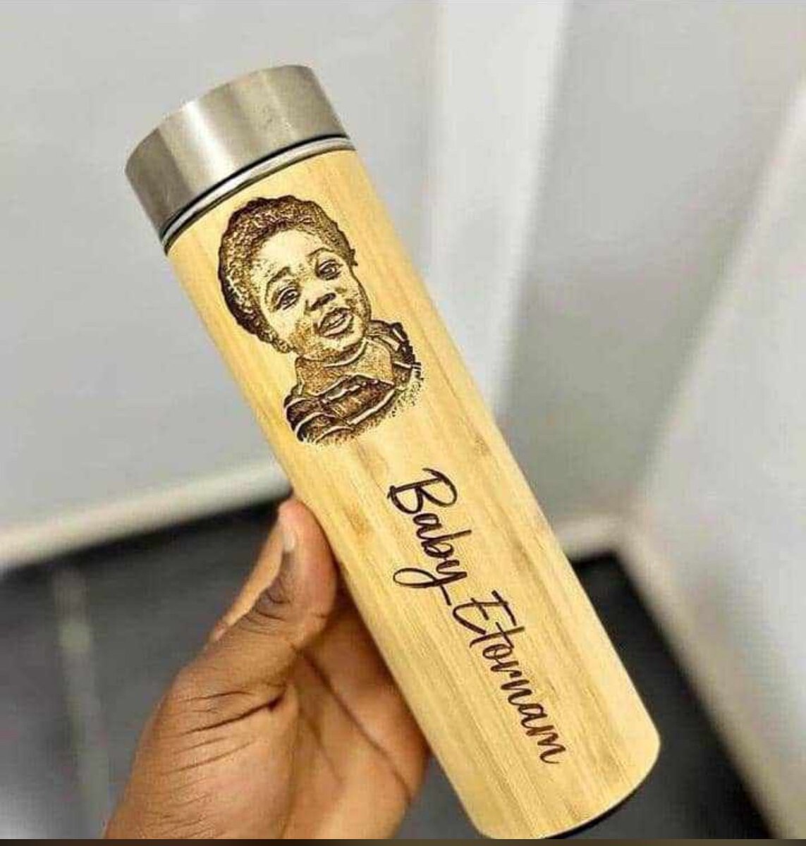Bamboo flask