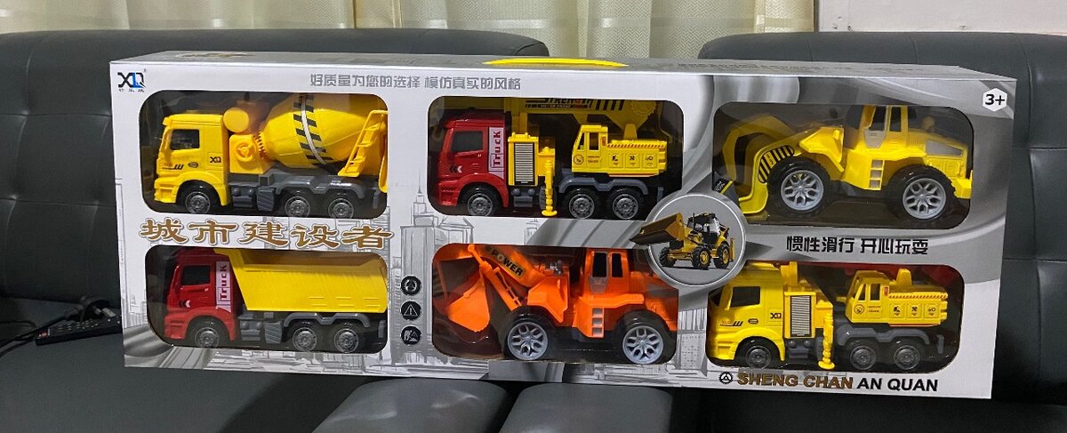 Construction Toy Vehicles Set