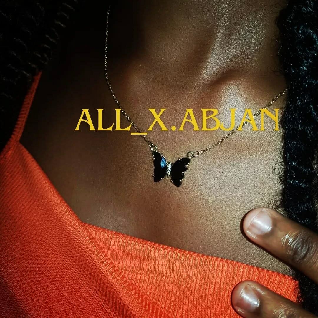 Collier "butterfly glow"4