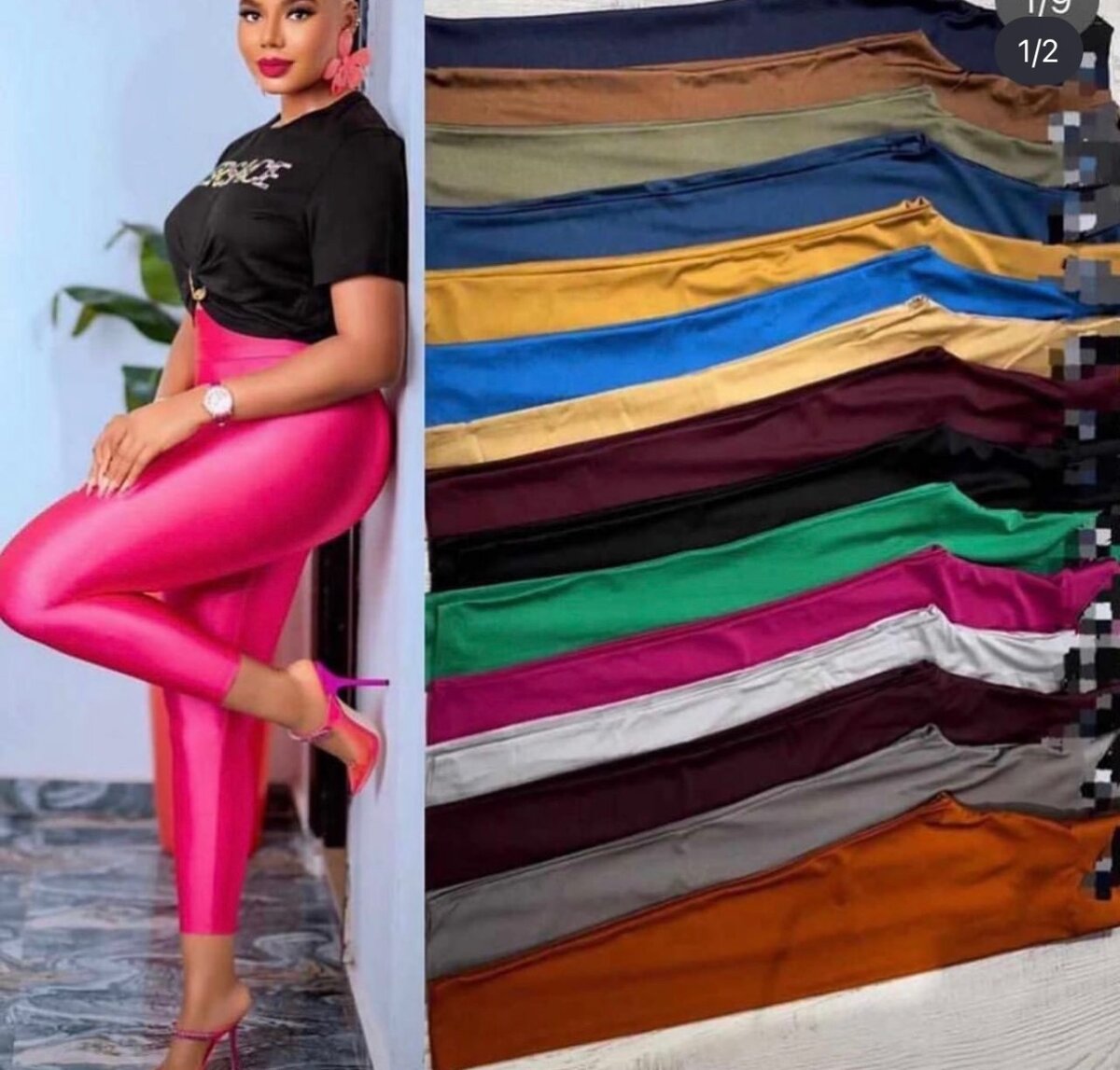 Disco/shinny leggings available in sizes