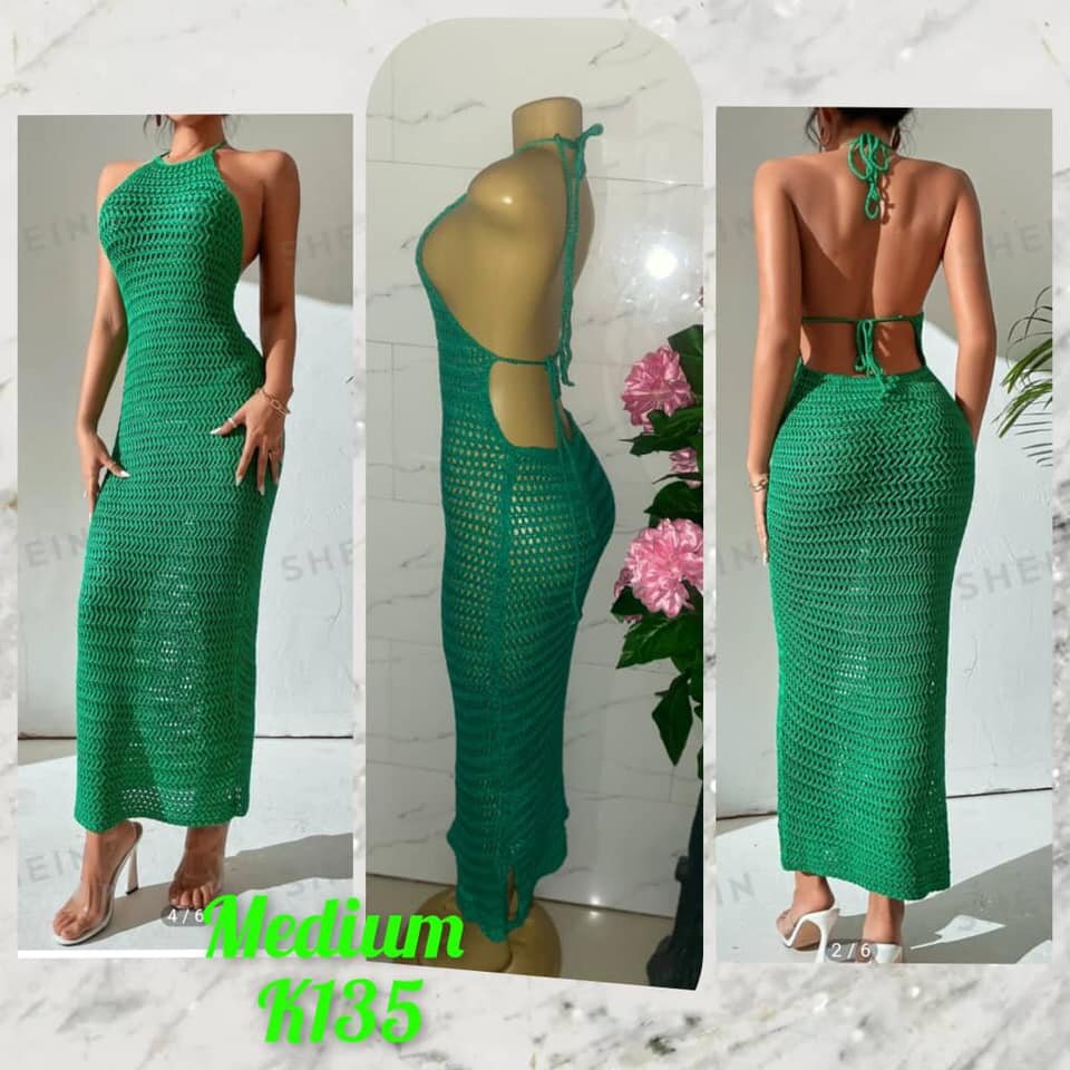 Beautiful and stylish women's dress green
