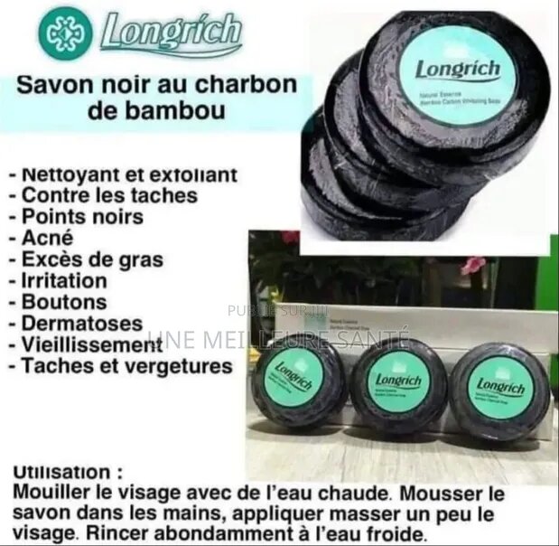 Savon noir au charbon Longrich
