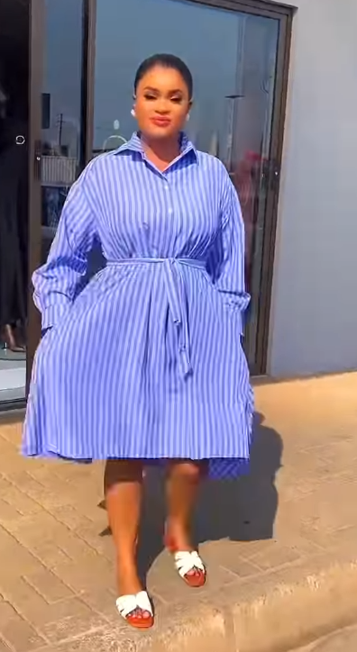 Women's Short Striped Dress