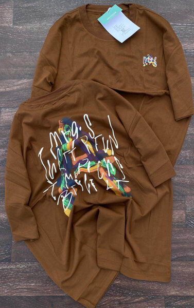 Robe en coton graphique