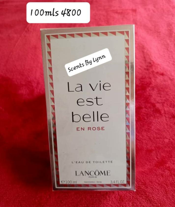 lancome toilet water la vie est belle en rose