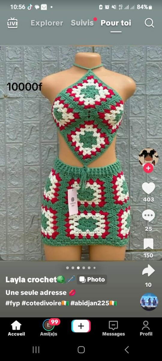 Chic tenue au crochet