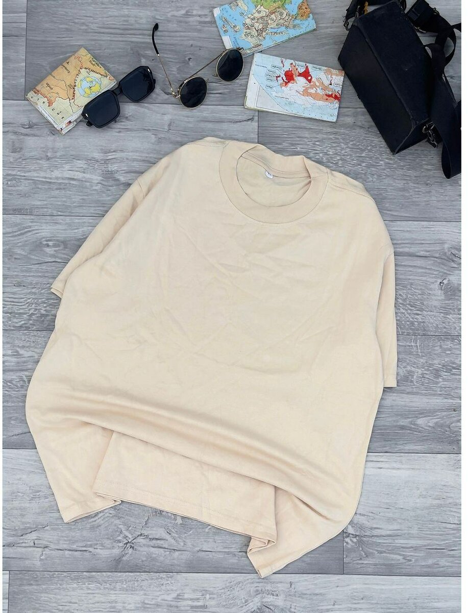 T-shirt uni colore en coton