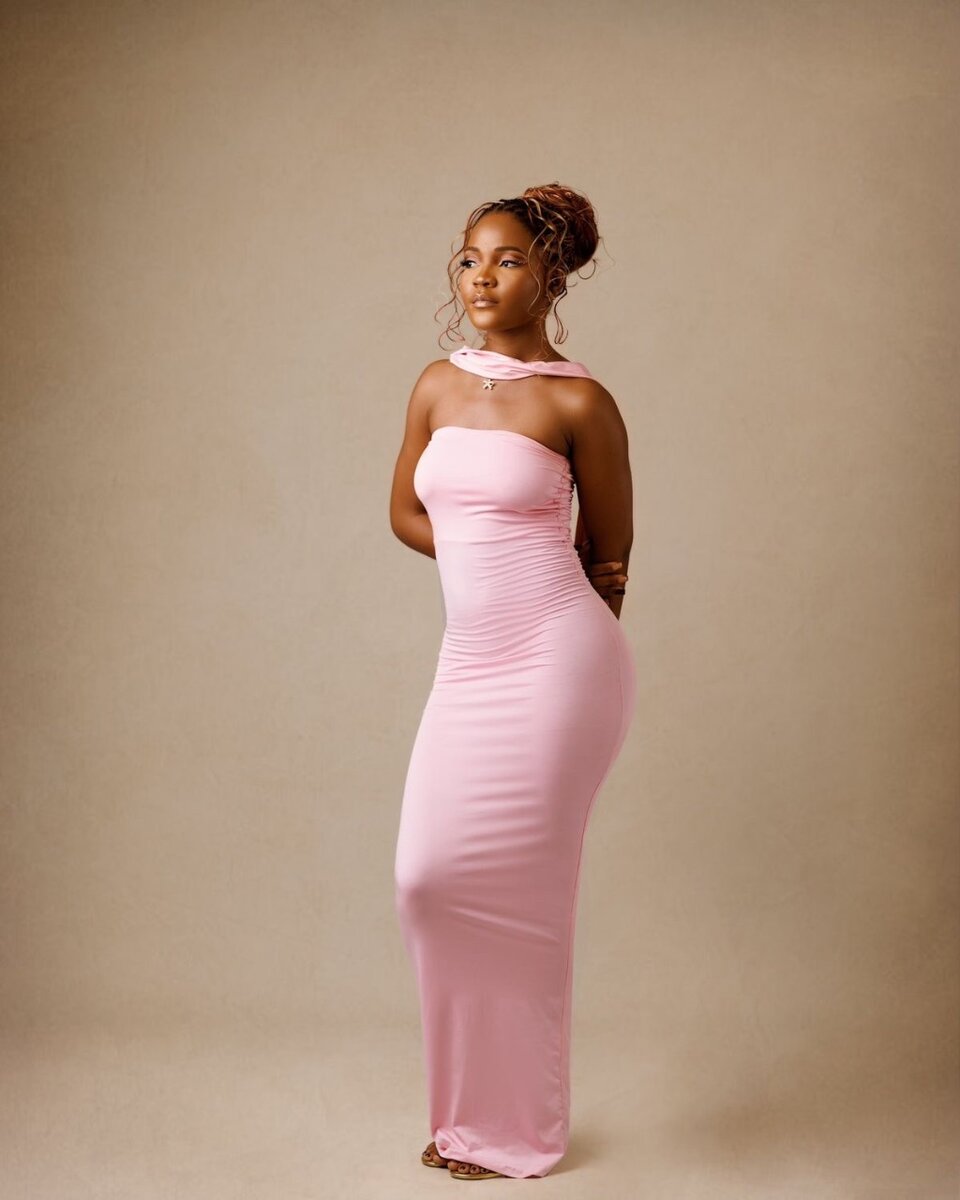 Robe à court roulé