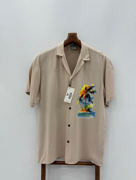 Chemise décontractée palmier