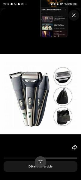 Tondeuse Électrique 3-en-1 Geemy