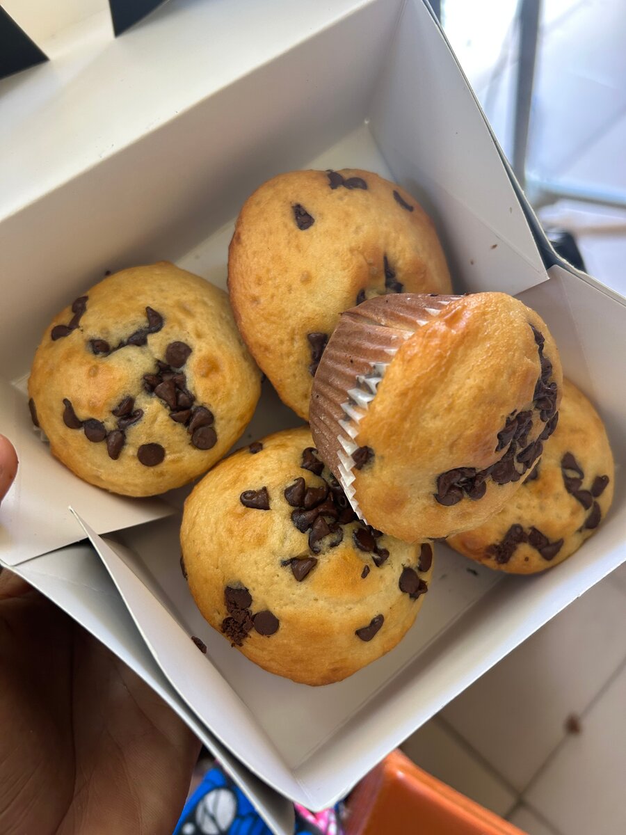 Muffins aux pépites de chocolat