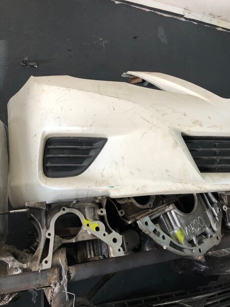 Mark x front bumper 2010