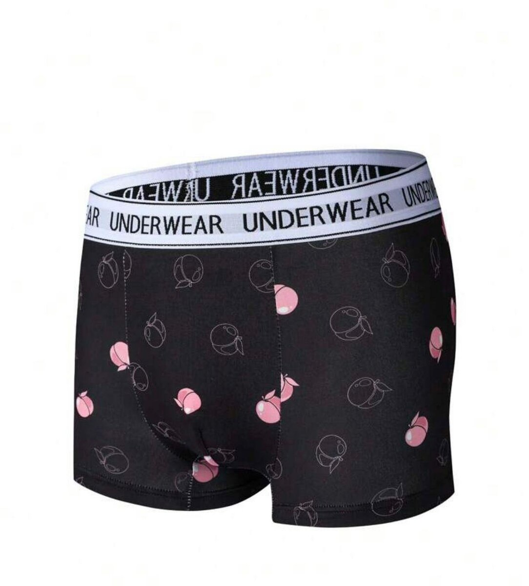 Boxers en coton imprimé