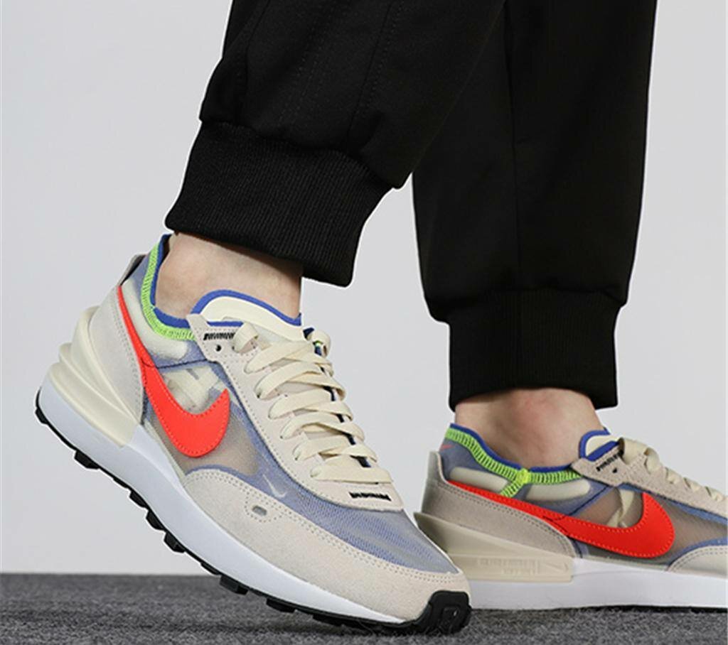 Baskets tendance multicolores