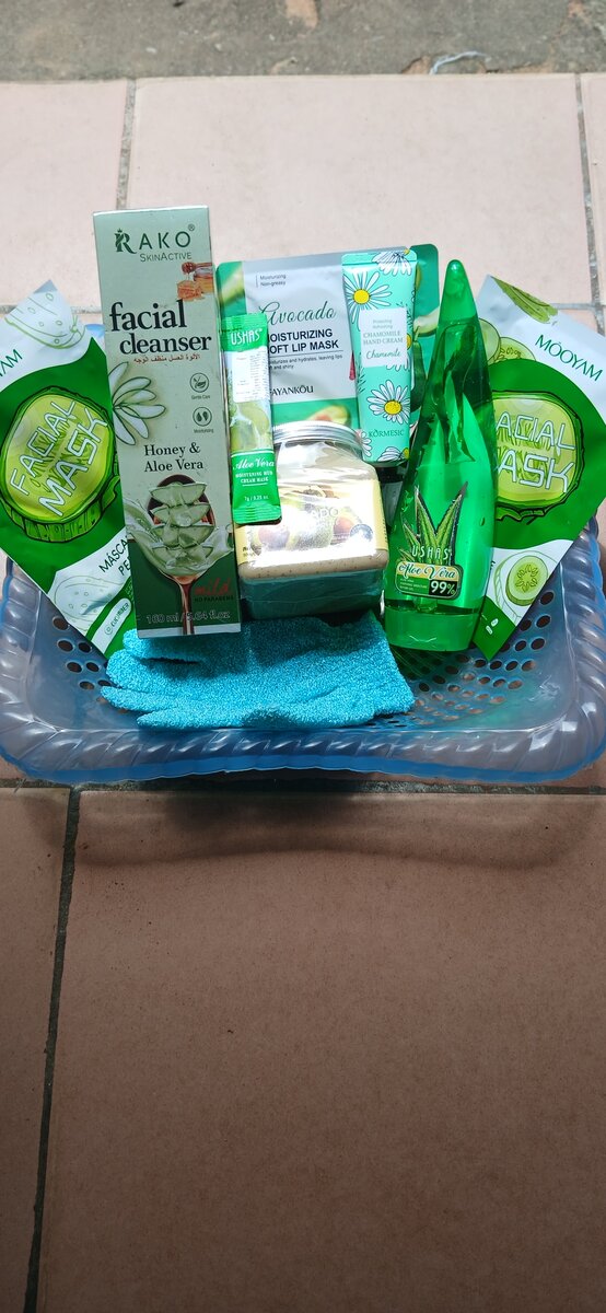 Set de soins visage à l'aloe vera