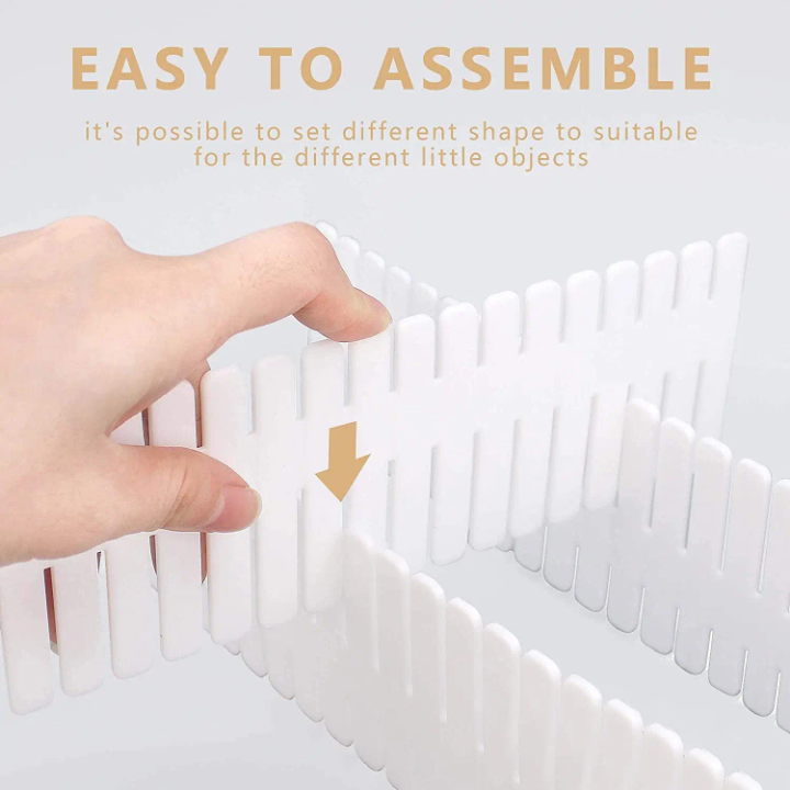 Séparateurs de tiroirs modulables