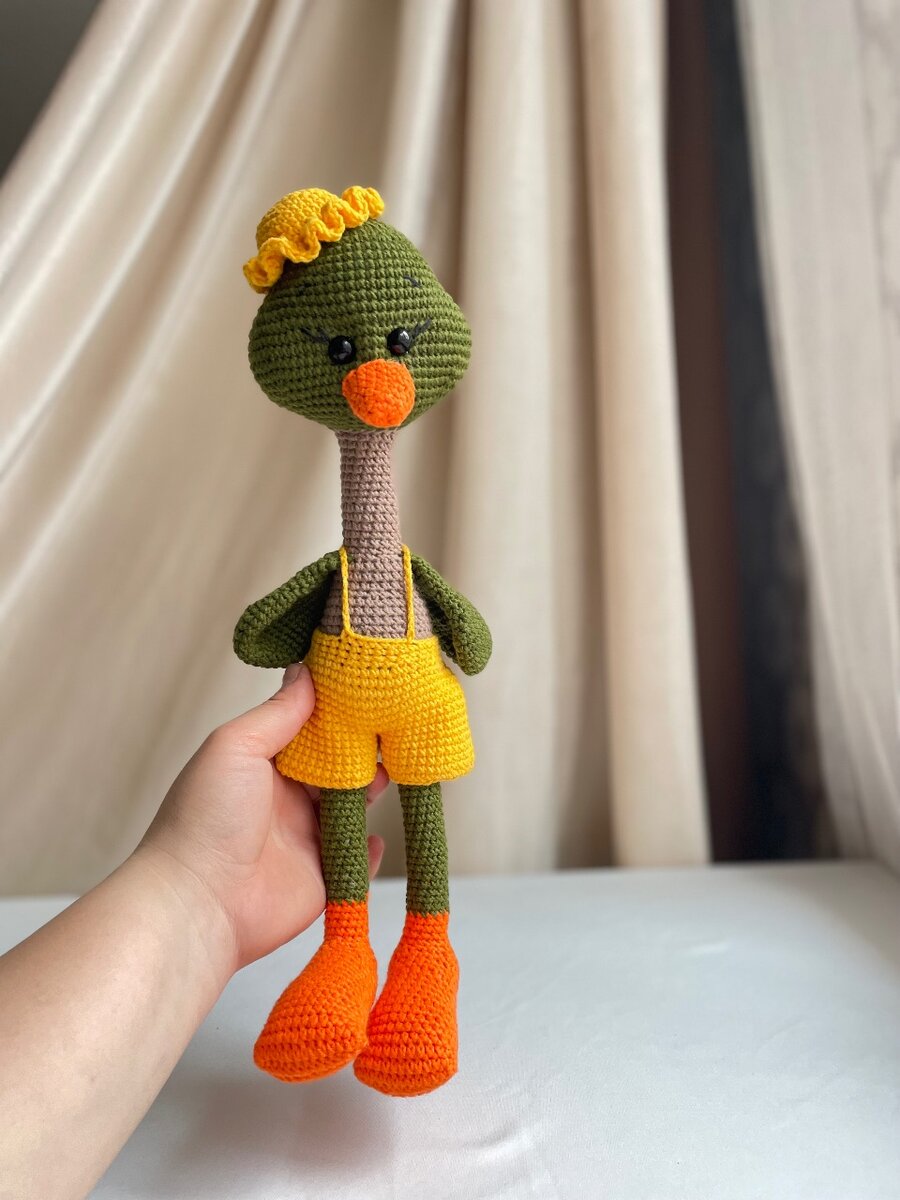 Утенок вязанный