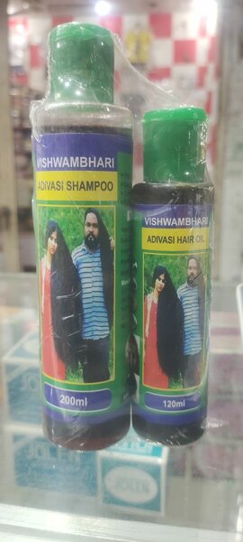 ADIVASI SHAMPOO 200ml ADIVASI HAIR OIL120ml