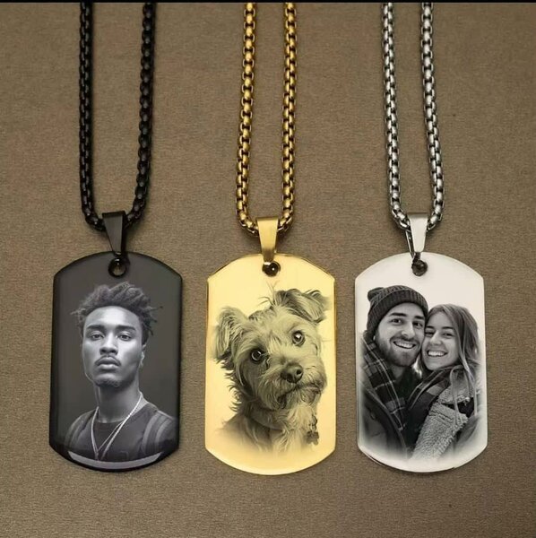 Customised Unisex Photo Necklace