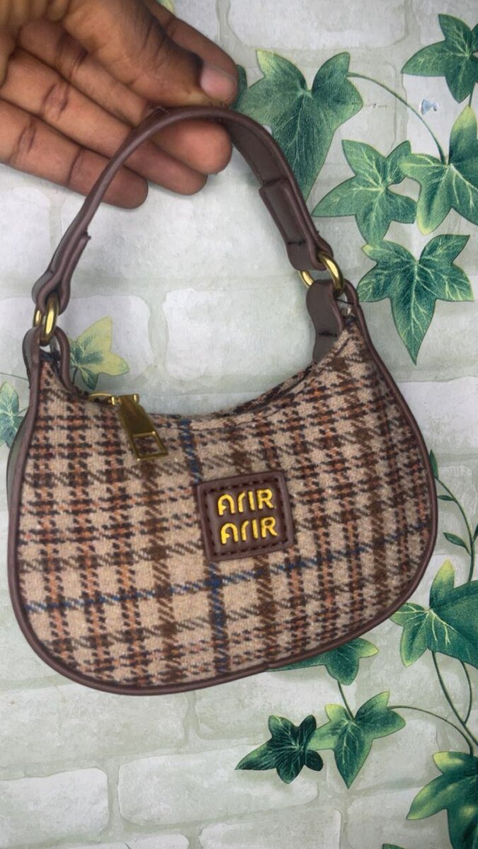 Sac à main en tweed chic